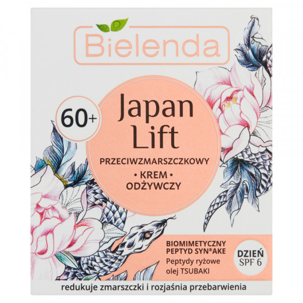 Bielenda Japan Lift 60+ Przeciwzmarszczkowy krem odżywczy na dzień 