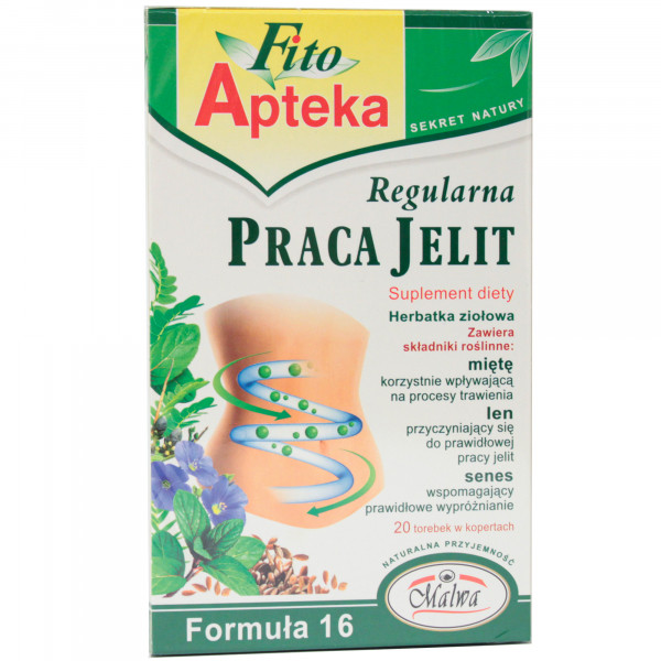 Herbata fito apteka regularna praca jelit
