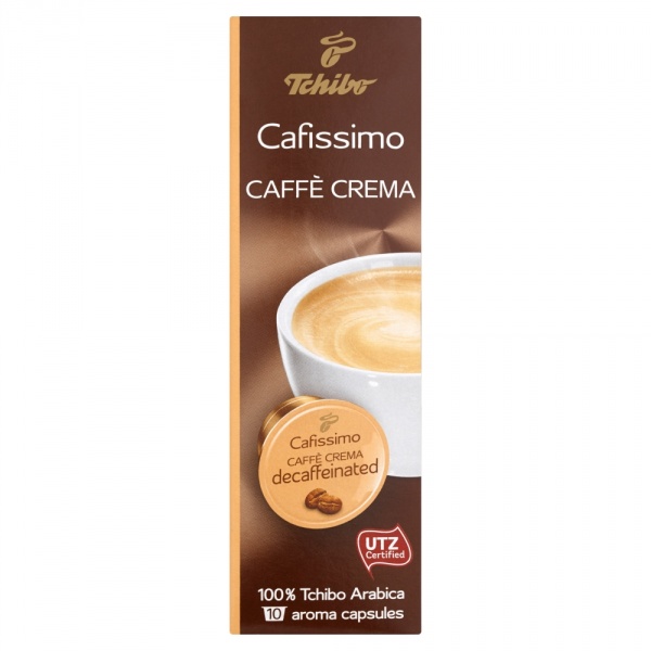 Kapsułki caffee crema decaffeinated 10 szt cafissimo 