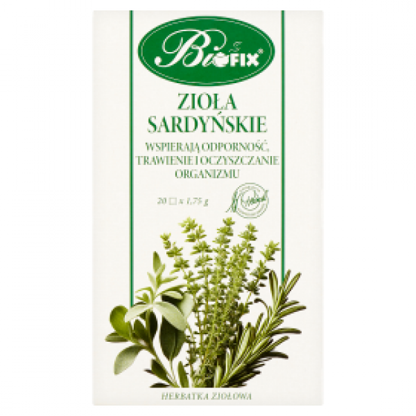 Herbata ekspresowa Bifix zioła sardyńskie 20x1,75g