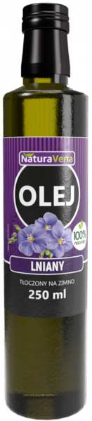 Olej lniany bio Naturavena 