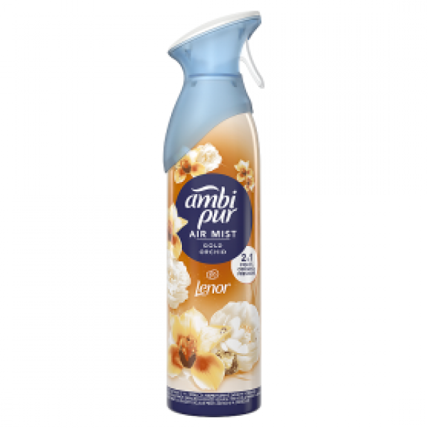 Ambi Pur Gold Orchid Odświeżacz powietrza w sprayu 185 ml