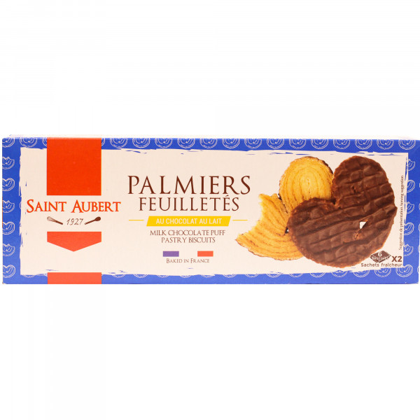 Ciastka Palmiers francuskie z czekoladą 100g 