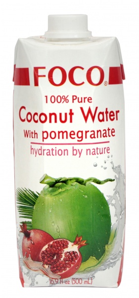 Azja woda kokosowa z granatem 500ml 