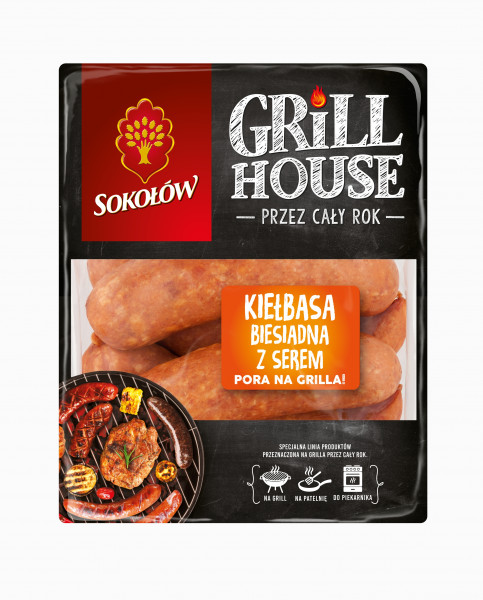 Kiełbasa grill house biesiadna z serem