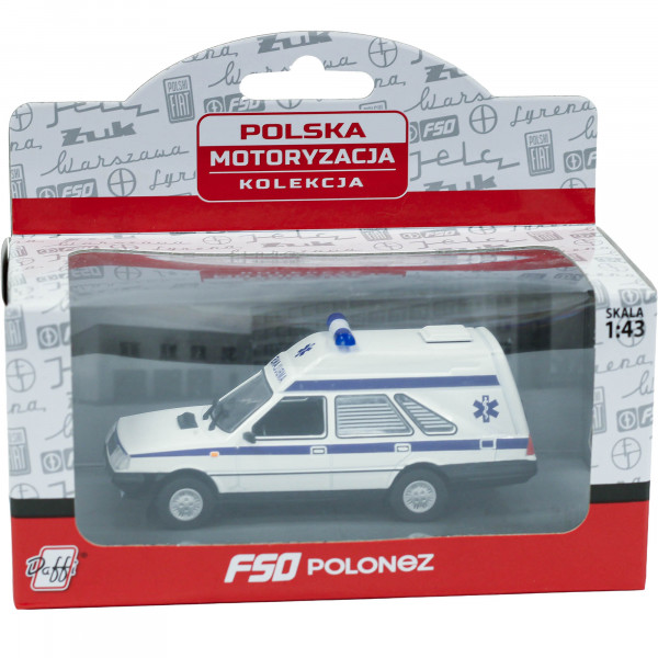 Zabawka Daffi Polonez Cargo ambulans 1:43