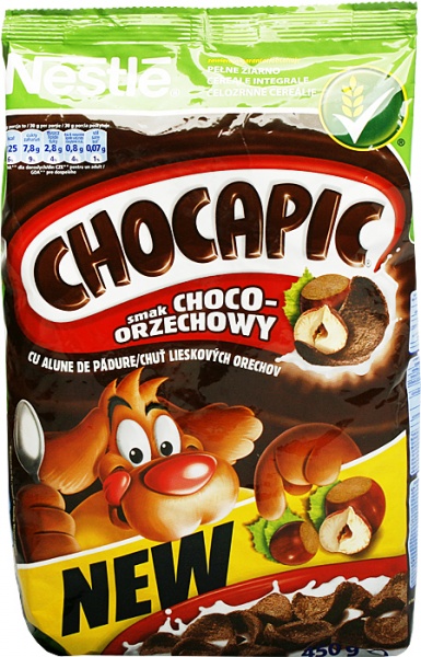 Płatki Chocapic o smaku choco - orzechowym 