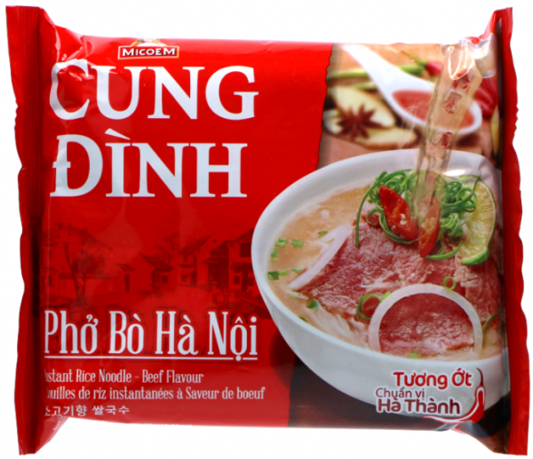 Zupa instant cung dinh pho bo wołowina z makaronem ryżowym