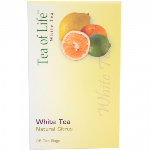 Herbata tea of life biała z owocami cytrusowymi 25*2g 