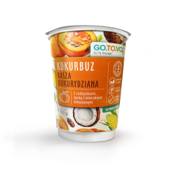 Danie instant Go.To.Vo Kukurbuz kasza kukurydziana kubek 