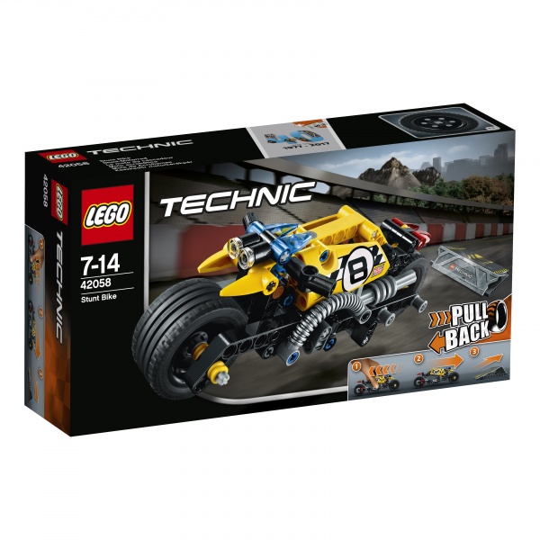 Lego Technic kaskaderski motocykl 42058 