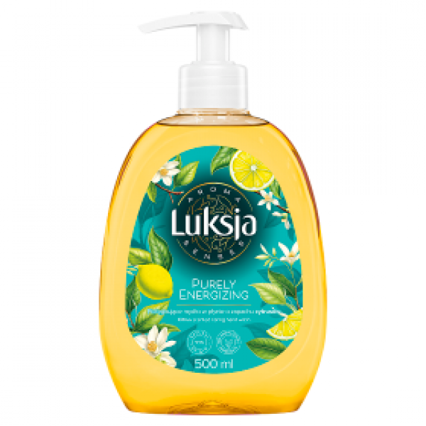 Luksja Aroma Senses Purely Energizing Pielęgnujące mydło w płynie o zapachu cytrusów 500 ml