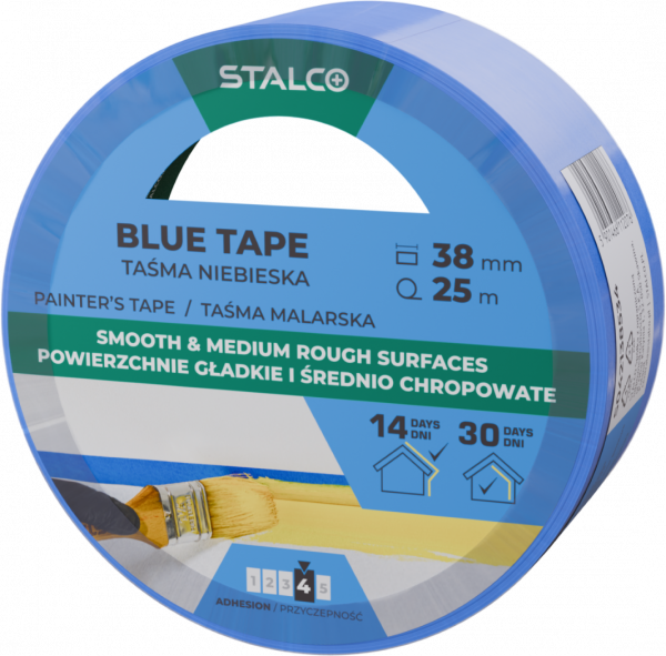 Taśma Stalco maskująca 38mmx25m blue