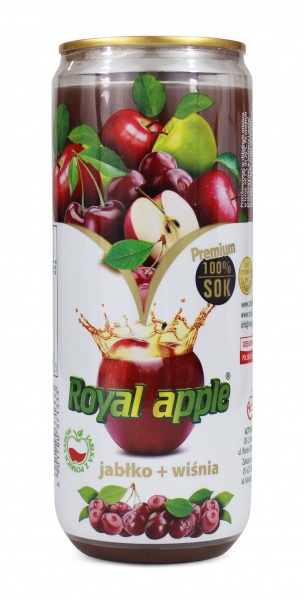 Sok royal apple jabłko wiśnia. 