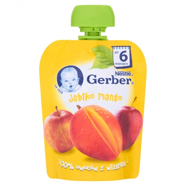 Gerber Deserek w tubce jabłko mango po 6 miesiącu 90 g