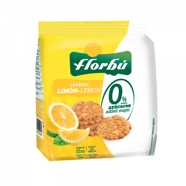 Wafle Florbu bez cukru smak cytrynowy 