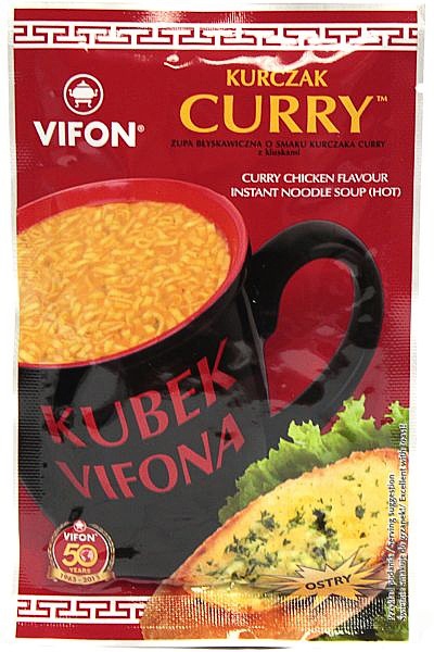 Kubek Vifon kurczak curry z kluskami 