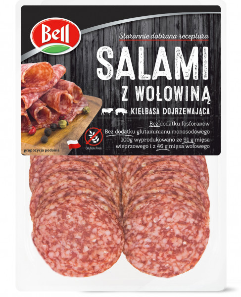 Salami włoskie wołowiną 