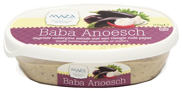 Baba Anoesch Maza pasta z grilowanym bakłażanem 