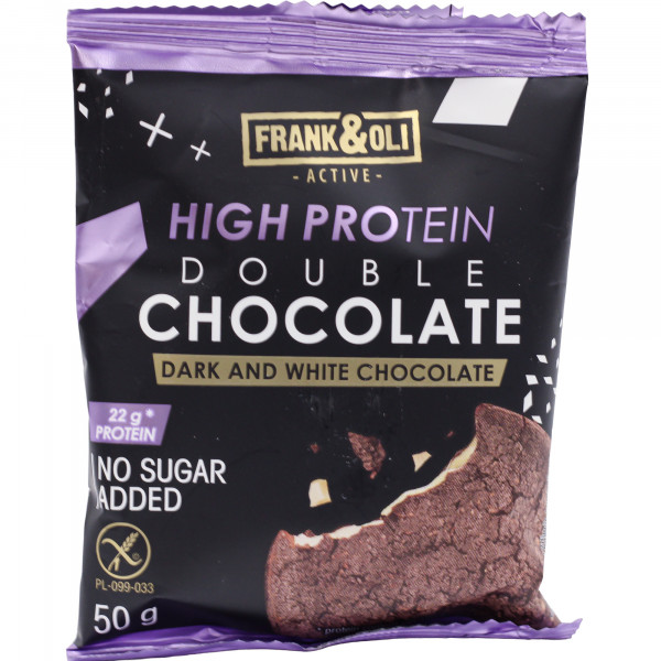 Frank &amp; Oli Ciastko High Protein Double Chocolate 50G