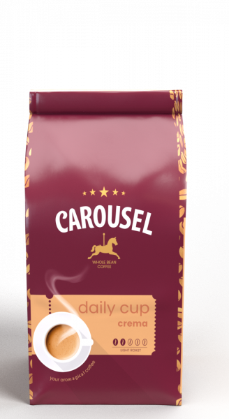 Kawa ziarnista Carousel Daily Cup crema 