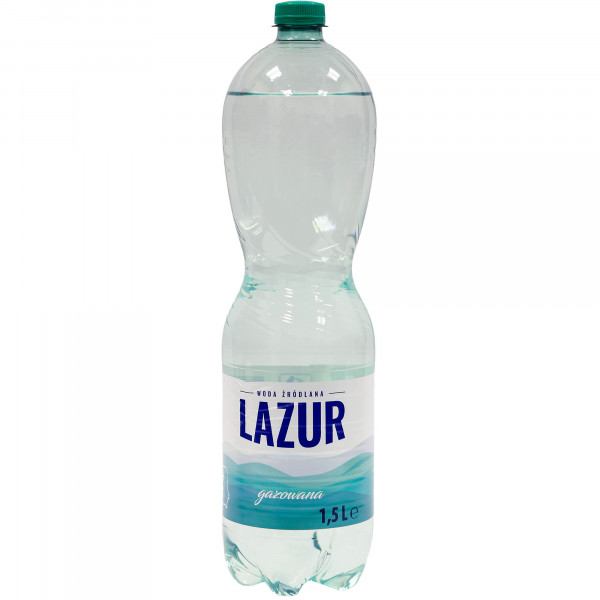 Woda gaz Lazur źródlana 1,5l pet