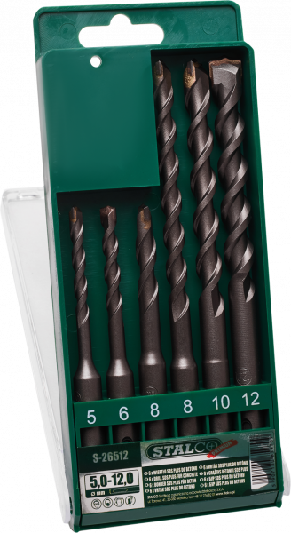 Wiertło Stalco do betonu s sds 5,0-12,0mm 6 elem 