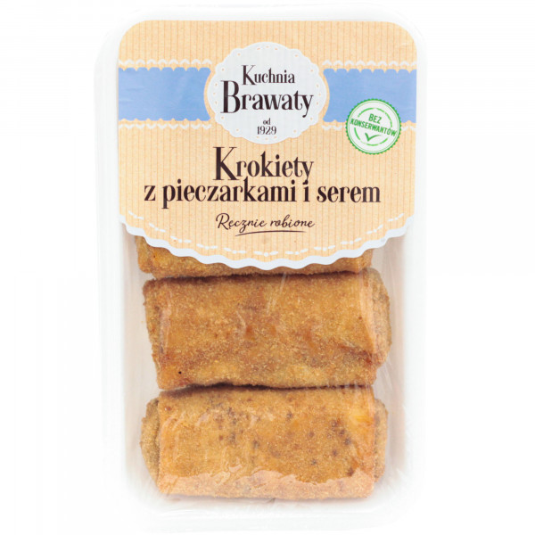 Krokiety kuchnia brawaty z pieczarkami i serem 