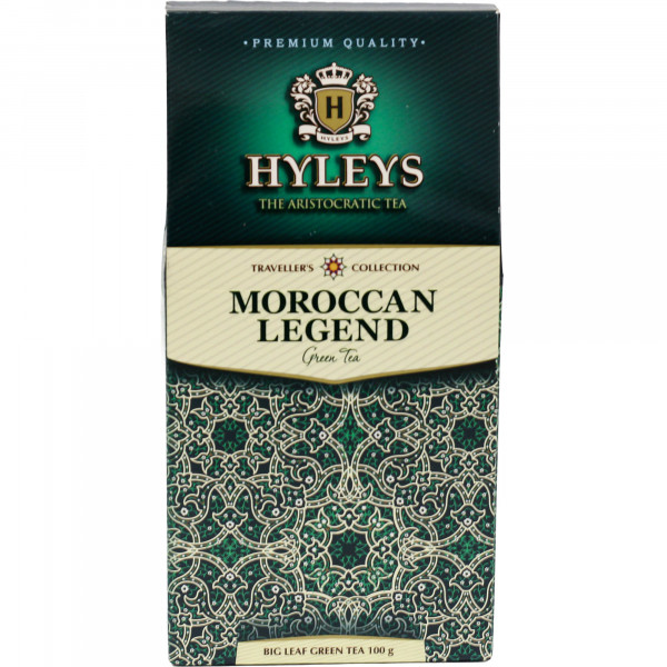 Herbata liść Hyleys Traveller&#039;s Green Moroccan Legend 