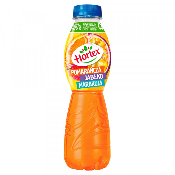 Hortex Pomarańcza, Jabłko, Marakuja Napój butelka aPet 500ml