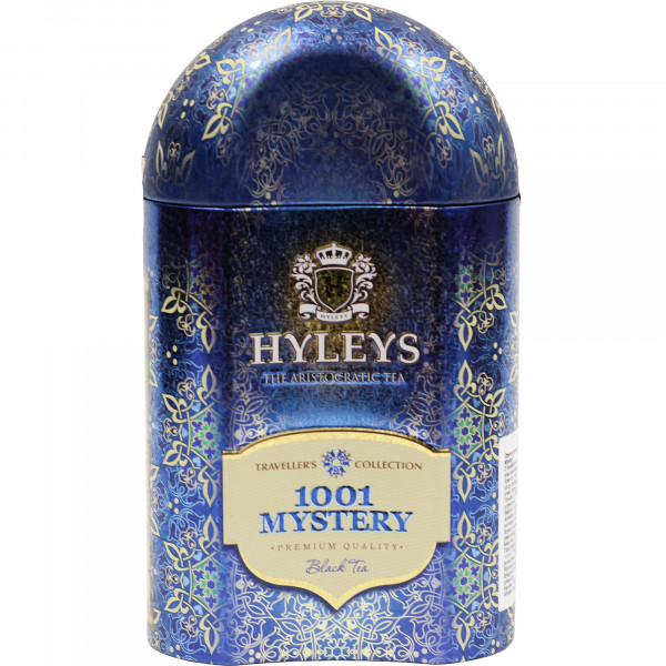 Herbata liściasta Hyleys Traveller&#039;s Black 1001 Mystery puszka 