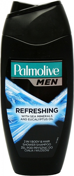 Palmolive Men Refreshing Odświeżajacy żel pod prysznic dla mężczyzn 3w1 250 ml