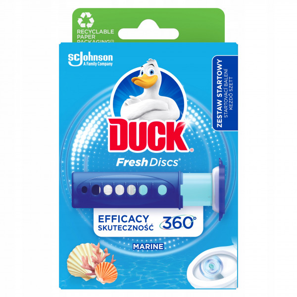 Duck® Fresh Discs® Marine - żelowy krążek do toalety o zapachu morskim 36ml