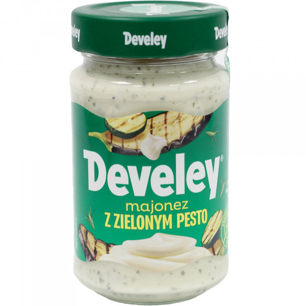 Majonez Develey z zielonym pesto 