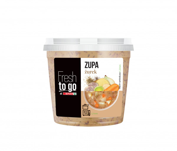 Zupa Fresh to go at Spar żurek staropolski 