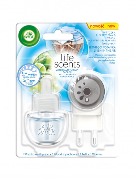 Air Wick Elektryczny Swieżość Letniego Poranka 19 ml komplet