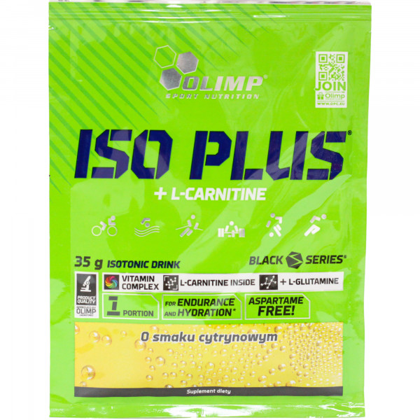 Iso Plus+L-Carnitine cytryna 35g saszetka PL