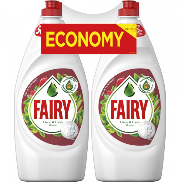 Fairy płyn do mycia naczyń granat i czerwona pomarańcza 2x900ml