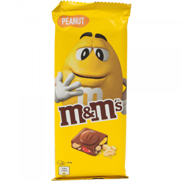 Czekolada m&amp;m&#039;s peanut milk chocolate block 