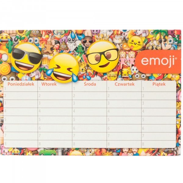 Plan lekcji emoji 