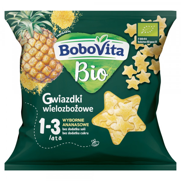 Bobovita Bio Gwiazdki Wielozboz Ananas 20g
