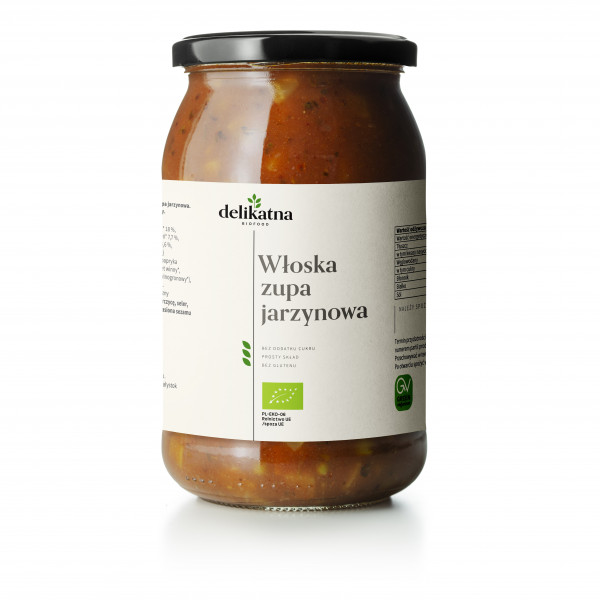 Zupa delikatna bio włoska jarzynowa 900ml słoik 
