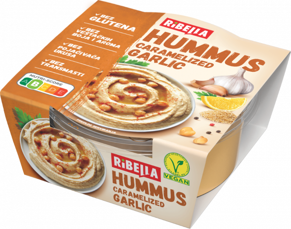 Hummus Ribella z karmelizowanym czosnkiem 