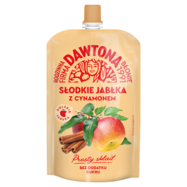 Dawtona Mus Słodkie jabłko z cynamonem 180g
