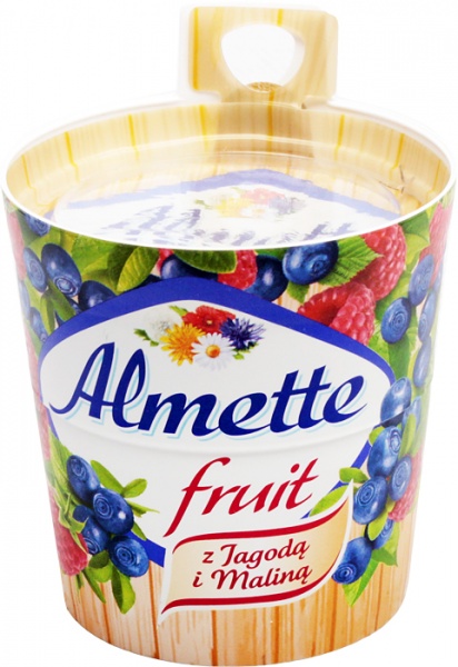 Serek Almette Fruit z jagodą i maliną 