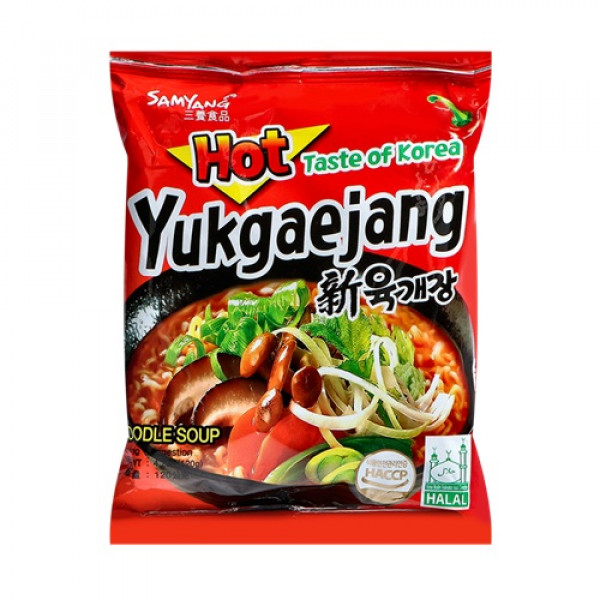 Zupa nudle samyang ramen yukgaejang hot 