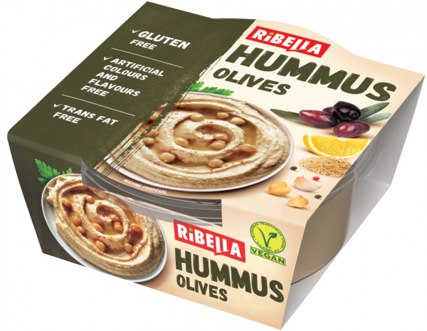 Hummus Ribella z oliwkami 