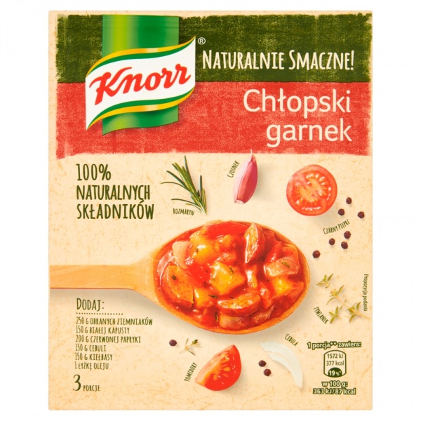 Danie gotowe Knorr chłopski garnek 