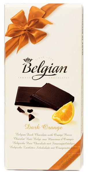 Czekolada dark orange belgian 