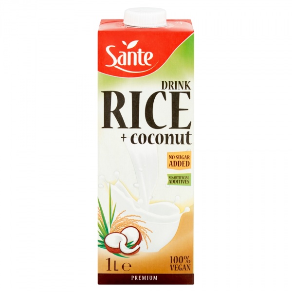 Napój Ryżowo-Kokosowy bez dodatku cukru 1l Sante